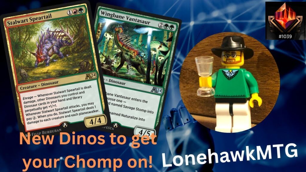 Regisaur Alpha Dinosaur Creature Card From Ixalan – MTG, Near Mint Condition, Ungraded